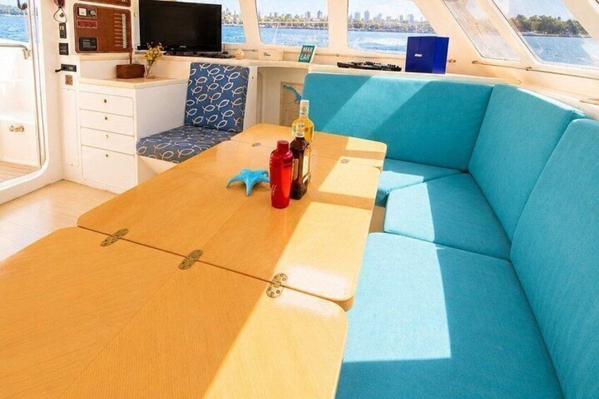 Rio de Janeiro Party Boat Catamaran for Up to 20 Guests Grill 4