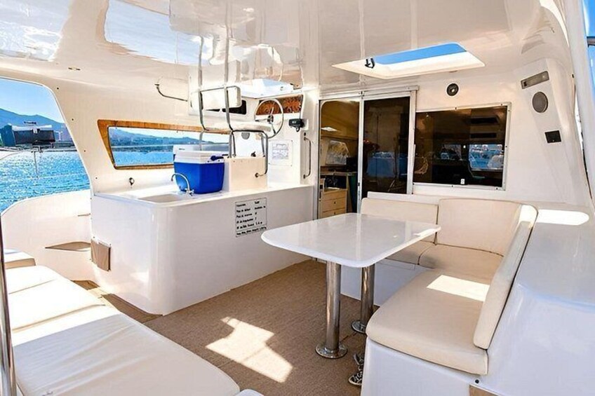 Rio de Janeiro Party Boat Catamaran for Up to 20 Guests Grill 2