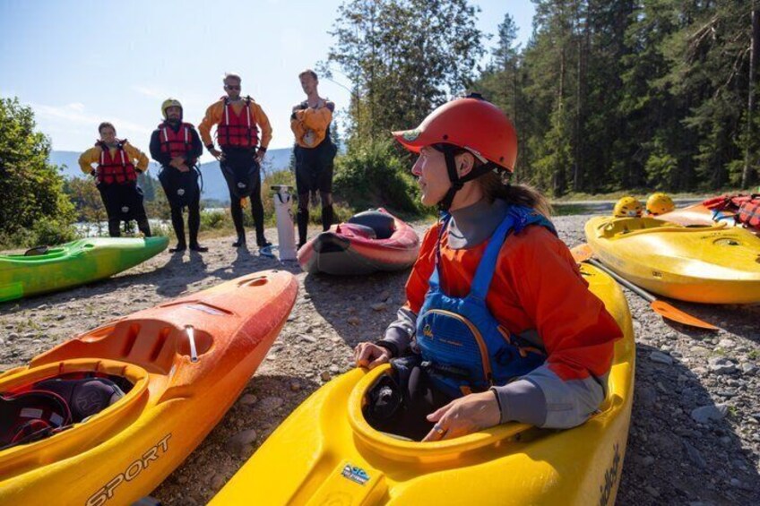 Inflatable Kayak and Packrafting Tour on the Lagen River 2
