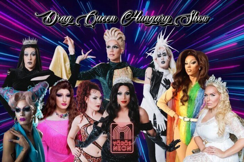 2345 Drag Queen Hungary Show Ticket at Budapest Vörös Neon 1