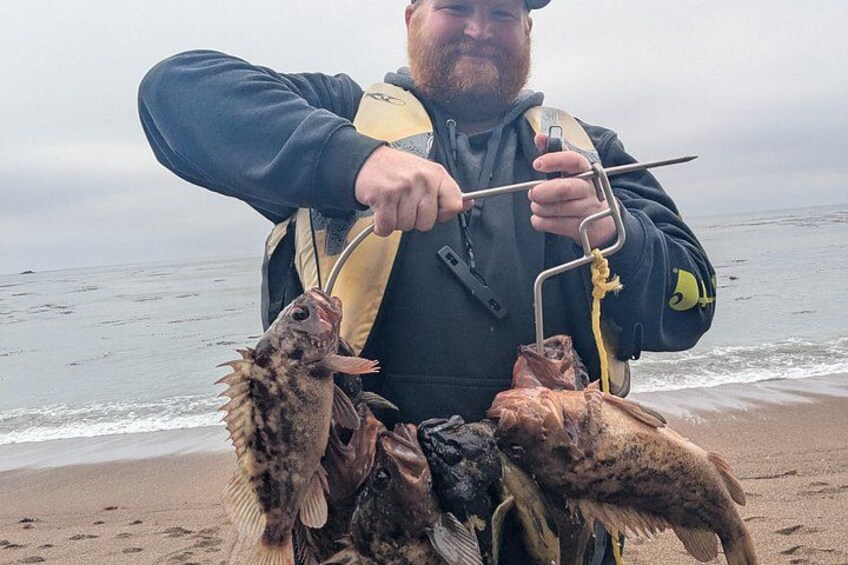 Kayak Fishing in Pismo Beach 2