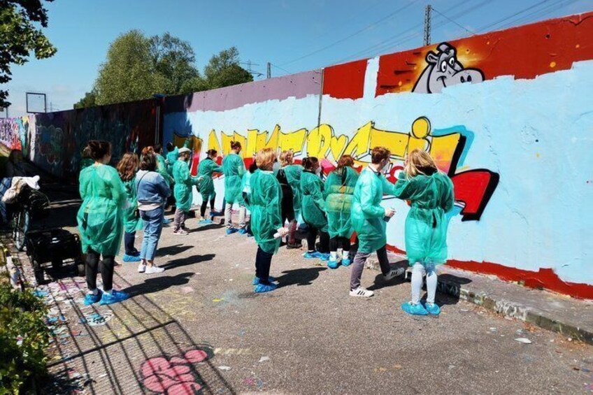 Hamburg exclusive graffiti workshop with graffiti tour for groups 1