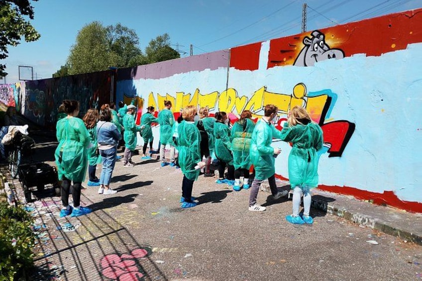 Hamburg exclusive graffiti workshop with graffiti tour for groups 1