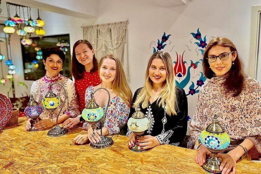 Mosaic Lamp Workshop in Rockville Maryland 3