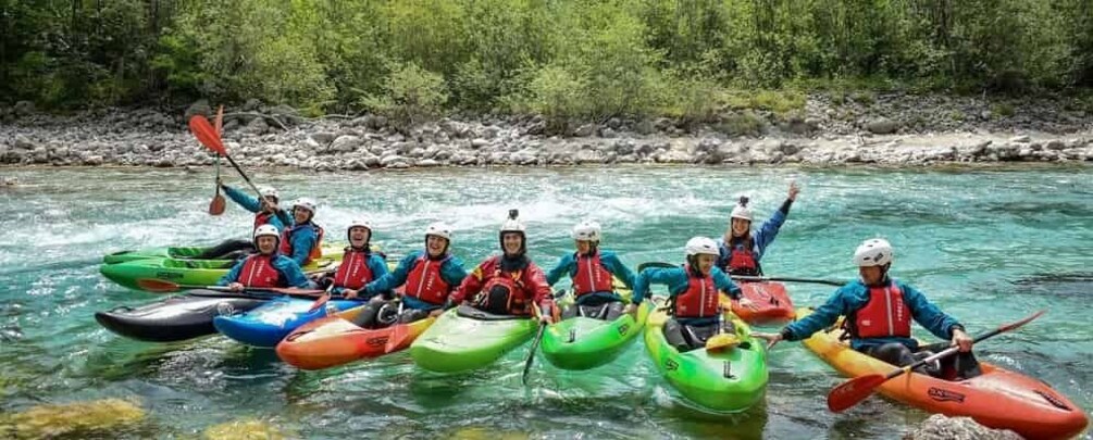 Picture 2 for Activity Bovec: Soča River Kayak Tour with Guide 3