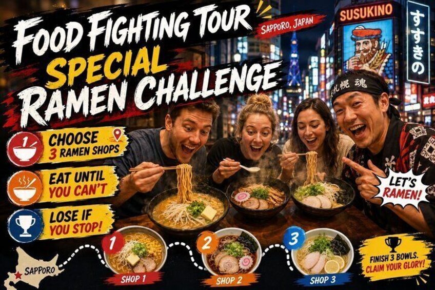 Food Fighting Challenge Tour Sapporo Ramen Special 1