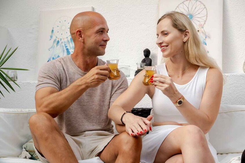 Picture 15 for Activity Mallorca: Candlelight Couples Yoga with Aphrodisiac Tastings 2