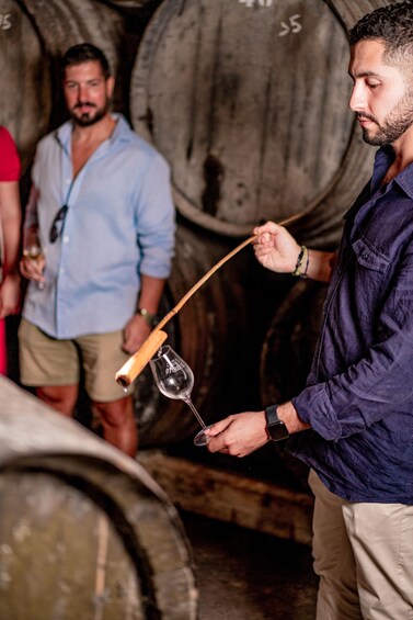 Picture 1 for Activity Sanlúcar de Barrameda: Bodegas Barón Sightseeing Tour with Tasting and Tapas 2