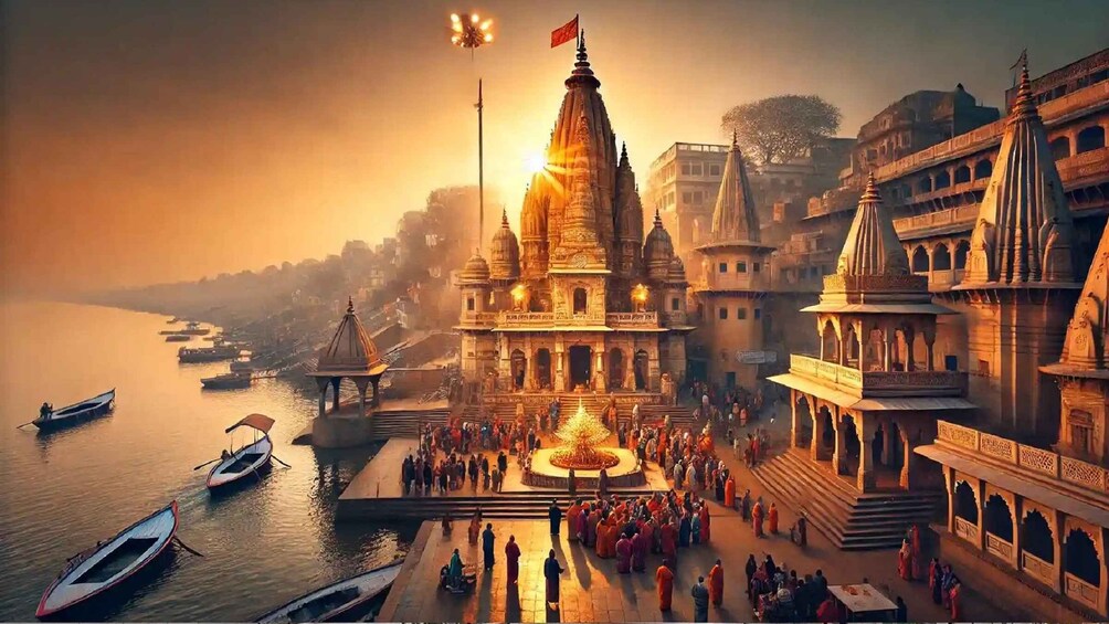 Picture 2 for Activity Varanasi Sunset Tour with Ganga Aarti and Boat Ride 3