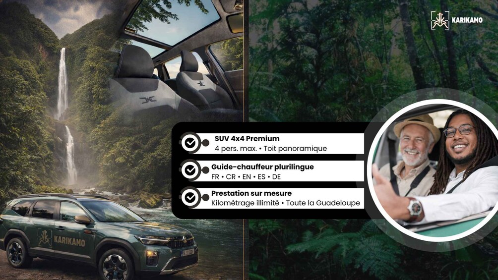 Picture 1 for Activity Private Guadeloupe Tour in a Premium SUV | English, German, Spanish & French 3