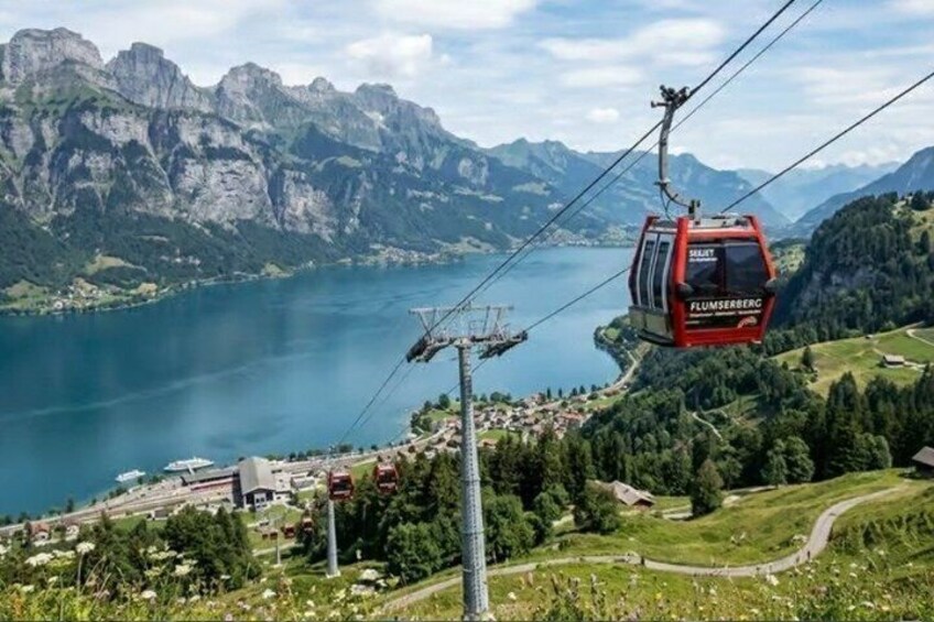 Chur Day Trip Flumserberg and Lake Walensee Boat Ride 3