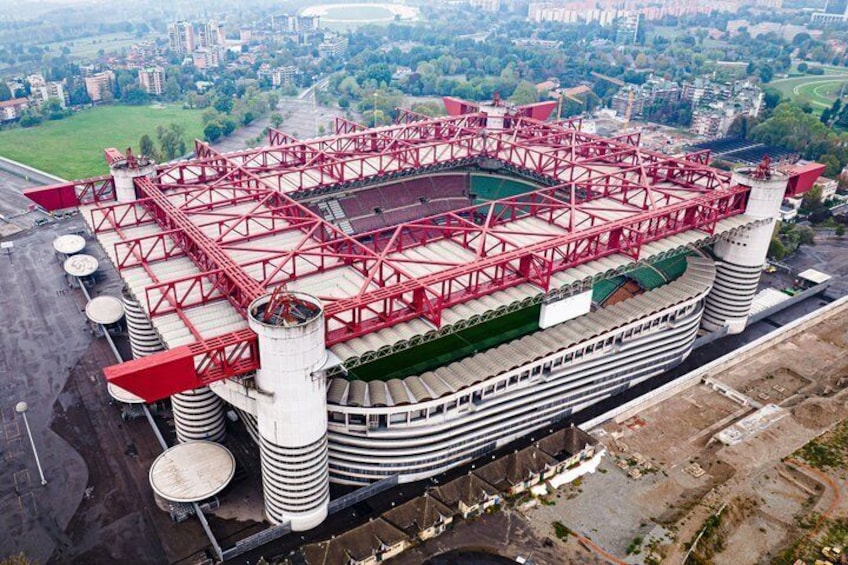 Skywalk Tour San Siro Stadium in Milan 1