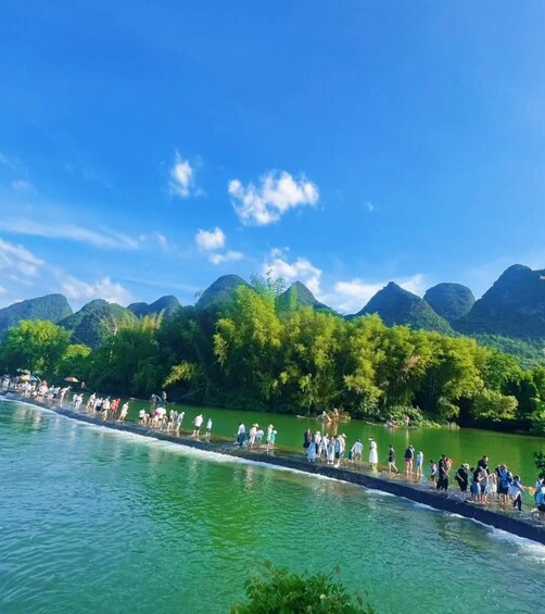 Picture 19 for Activity Guilin: Reed Flute Cave & Yangshuo Rafting Private Day Tour 5