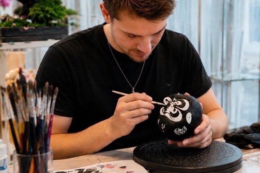 Chiba Daruma Painting Art Class 1