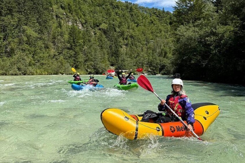 Packrafting in Lima River with Equipment and Instructor 2