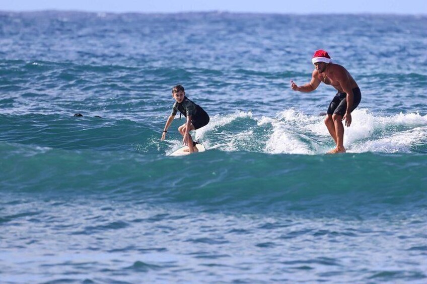 Semi Private Surf Lessons in the North Shore of Oahu 2