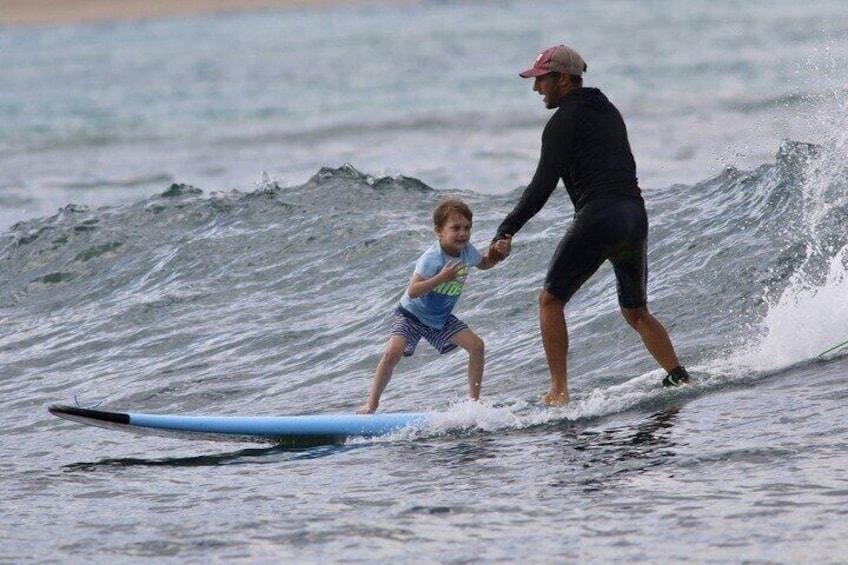 Tandem Surf Lesson in North Shore of Oahu 1