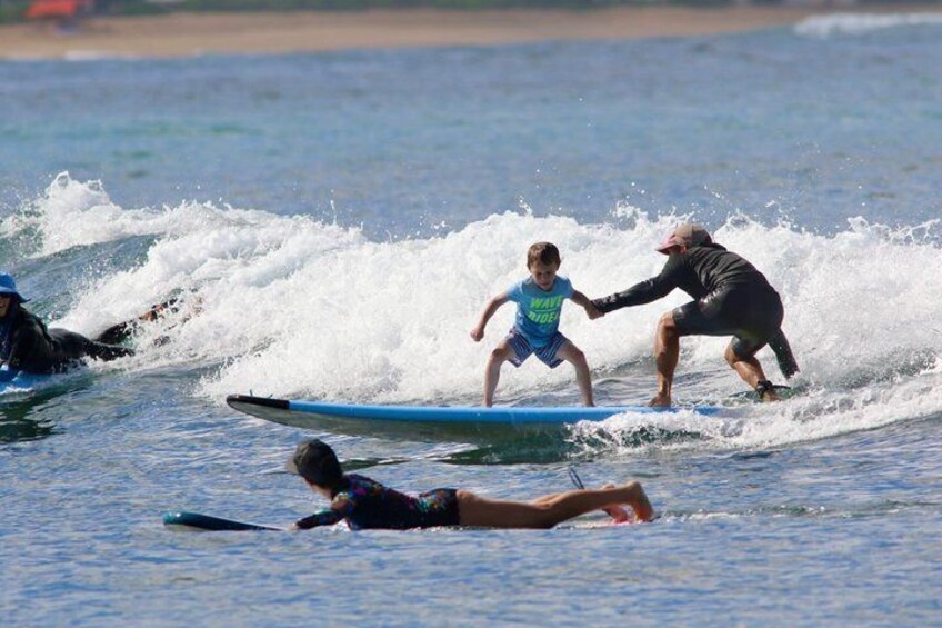Tandem Surf Lesson in North Shore of Oahu 4