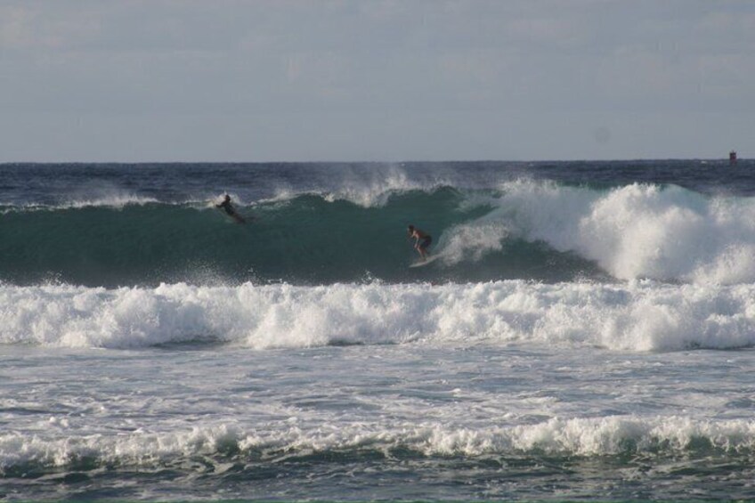 Advanced Surf Lesson in the North Shore of Oahu 3