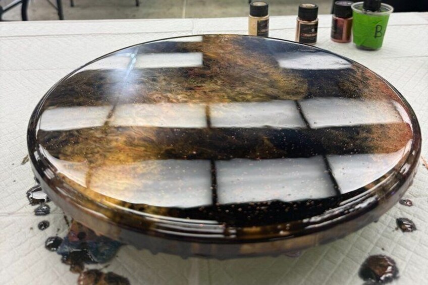 Deluxe Resin Art Charcuterie Board Experience 3