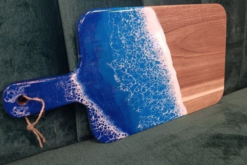 Deluxe Resin Art Charcuterie Board Experience 4