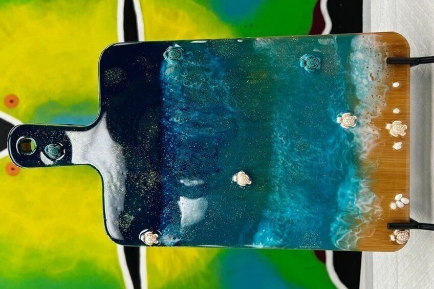 Deluxe Resin Art Charcuterie Board Experience 2
