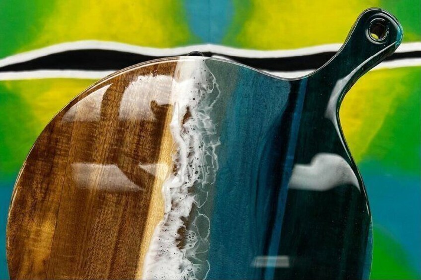 Deluxe Resin Art Charcuterie Board Experience 1