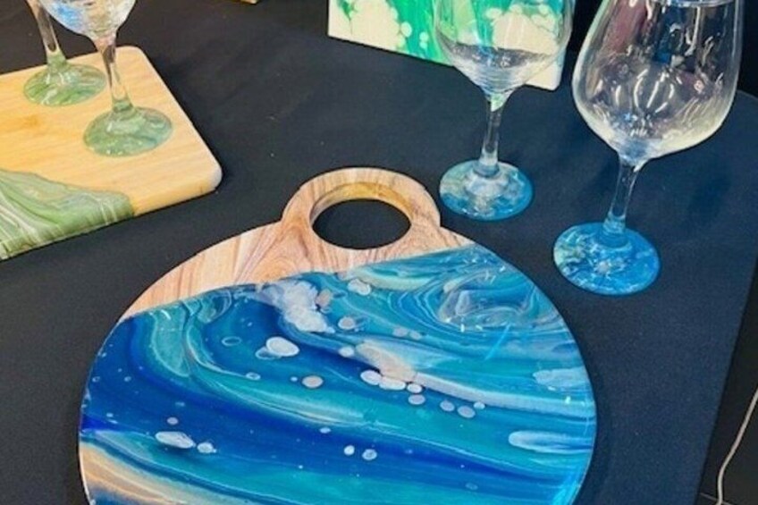 Deluxe Charcuterie Fluid Art Experience 2