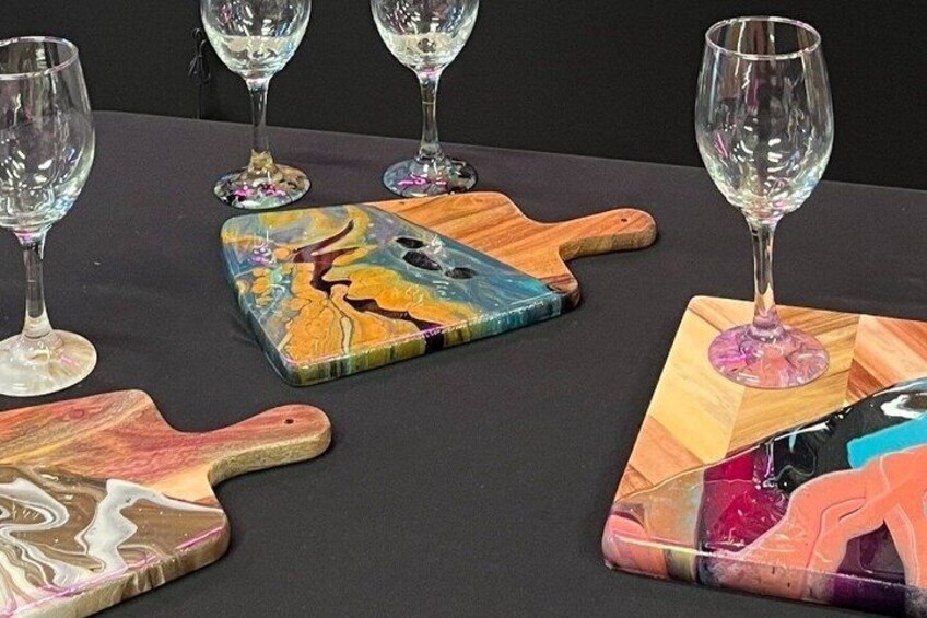 Deluxe Charcuterie Fluid Art Experience 3
