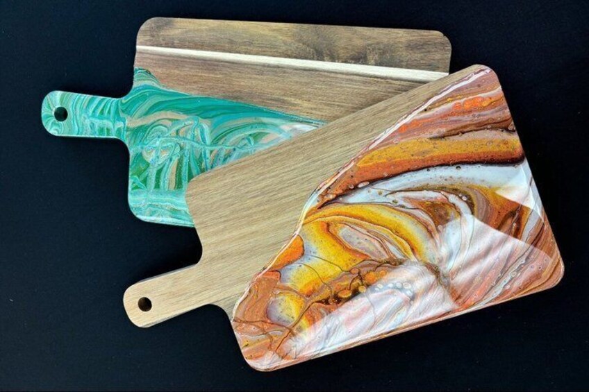 Deluxe Charcuterie Fluid Art Experience 1