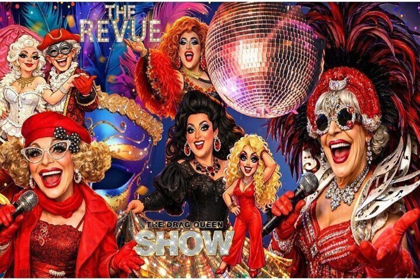 Alicante : Drag Queen Cabaret Show with Tapas Option 5