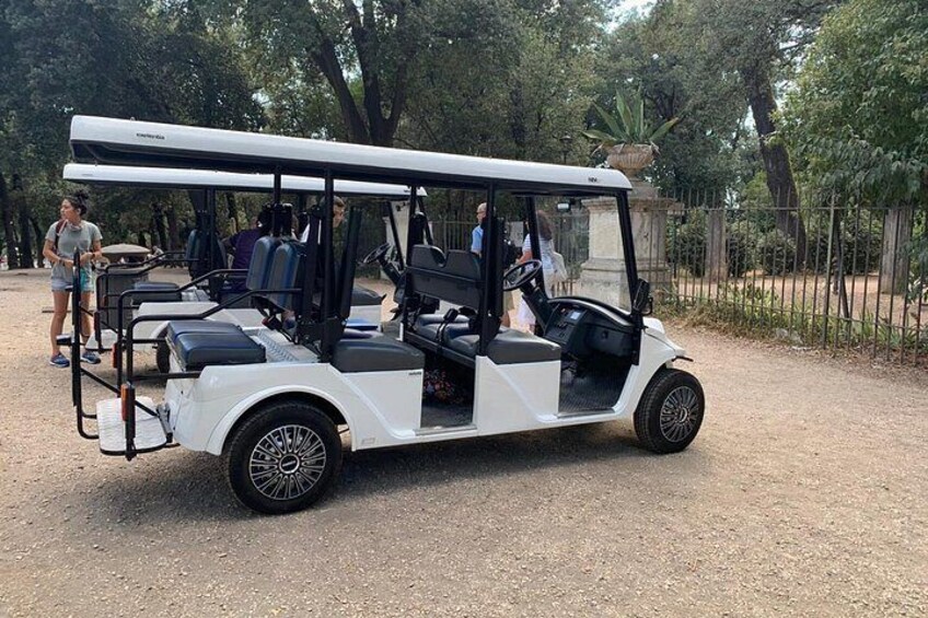 Catacombs of St. Sebastian Official Tour and Golf Cart Shuttle 4