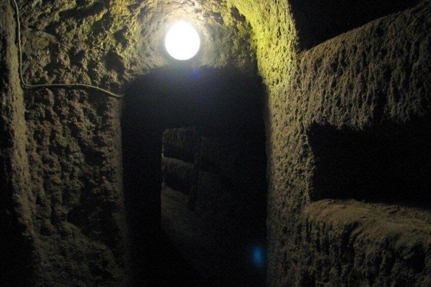 Catacombs of St. Sebastian Official Tour and Golf Cart Shuttle 3
