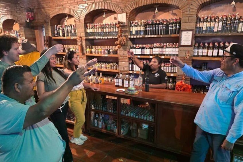 Hierve el Agua food and taste of mezcal 3