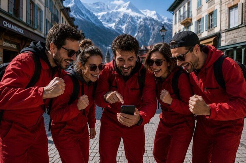 Escape Game Outdoor Theme Team Heist in Chamonix 1