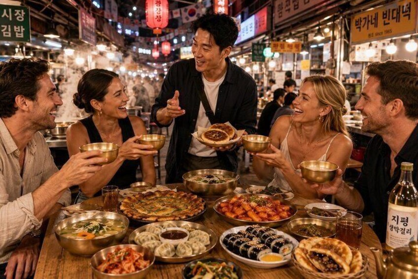 Private Seoul Gwangjang Market Tour Luxury Street Food VIP 2