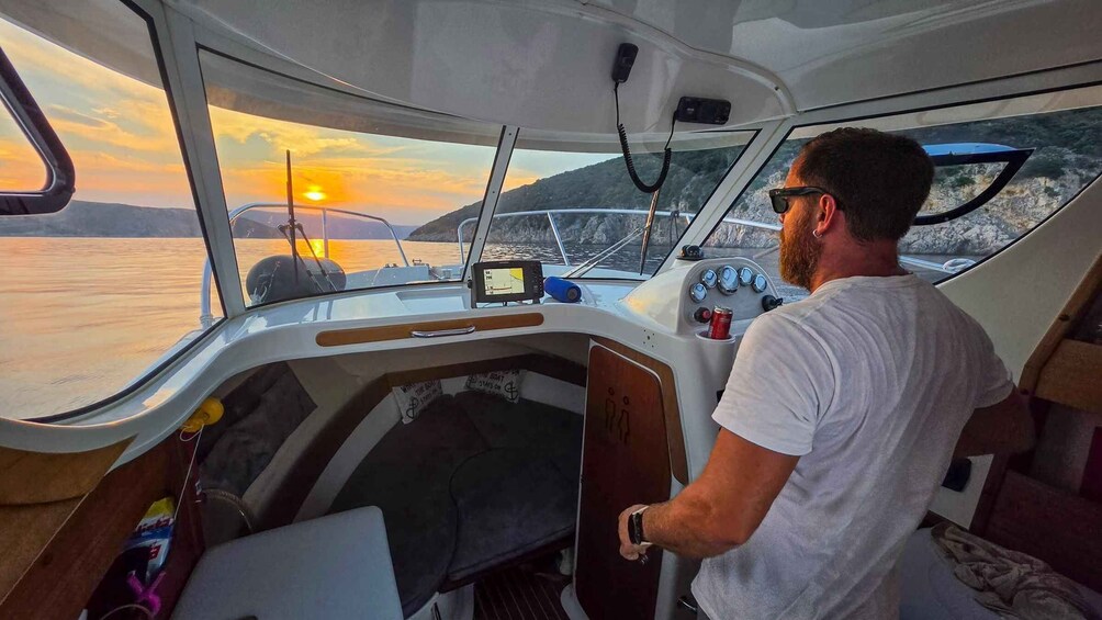 Picture 3 for Activity Krk: Private Sunset Cruise to Plavnik Island with Swimming 5