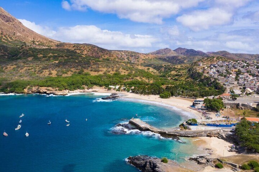 Air image of Tarrafal Beach 1