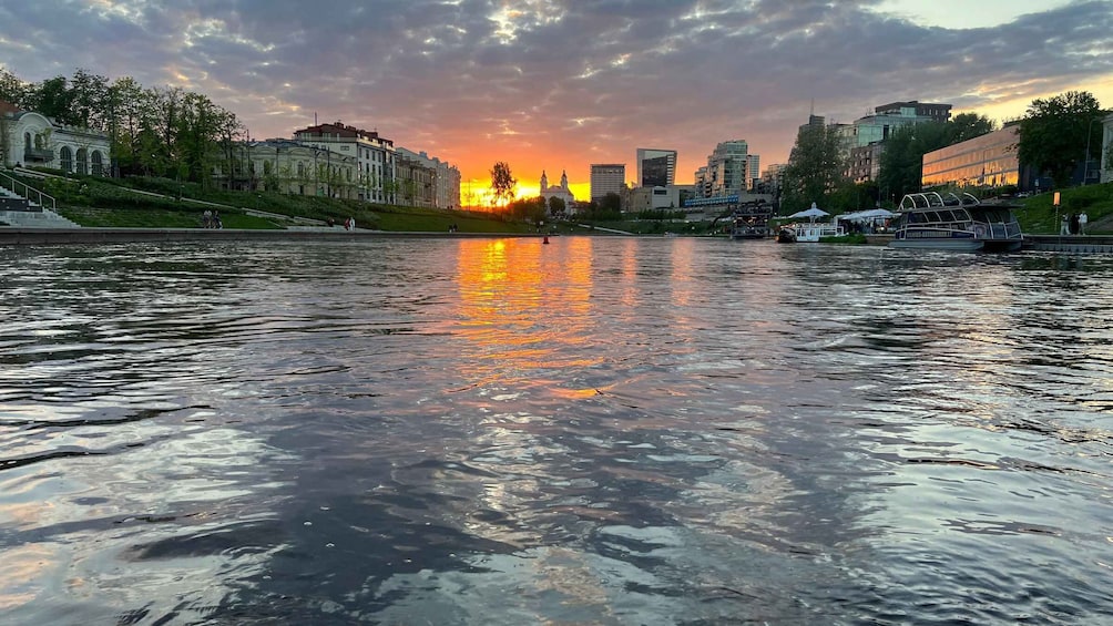 Picture 1 for Activity Vilnius: Night Kayak Tour on the Neris River 5