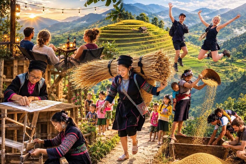 Sapa: 2-Day Hmong Village Trek with Homestay & Cooking Class 1