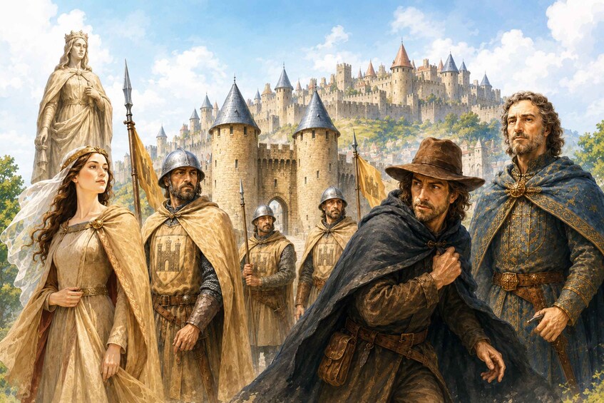 Picture 2 for Activity Carcassonne: Unusual Medieval-themed walking tour of the town 5