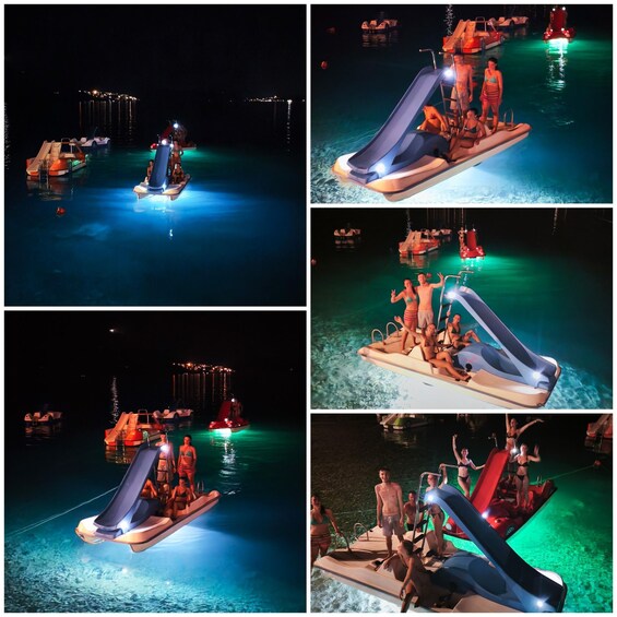Picture 5 for Activity ČIOVO: Transparent Kayak Glow Tour & Night Pedal Boat 2