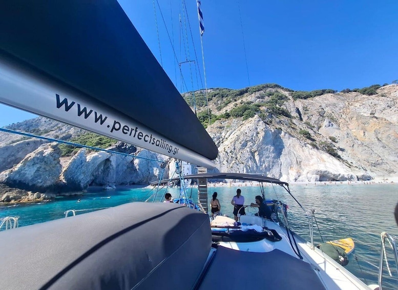 Picture 3 for Activity Skiathos/Lalaria/Kastro: Sunset Cruise with Wine & Fruits 3