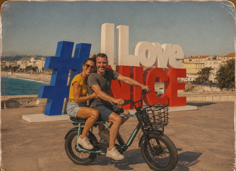 Picture 1 for Activity Travel back in time for two on an e-Fatbike in Nice 3