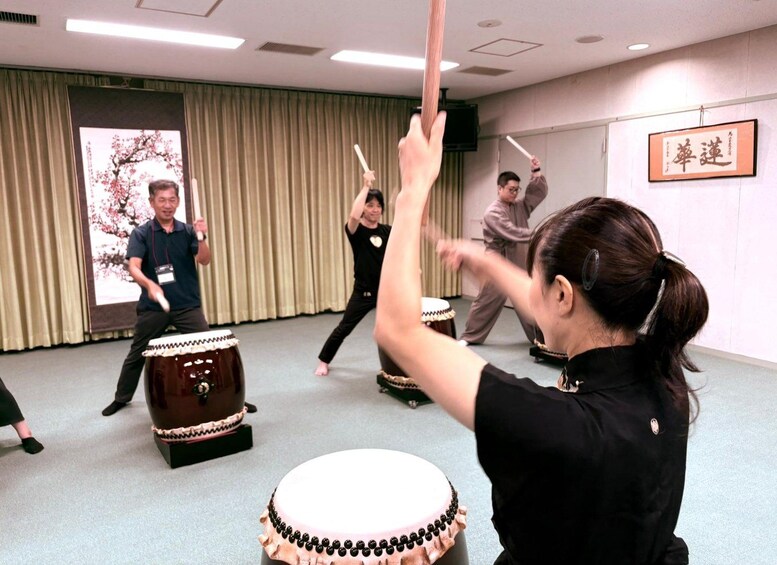 Picture 9 for Activity Tokyo：Taiko Drumming Experience at a Sacred Shinjuku Temple 2