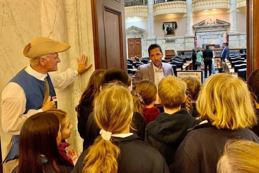 Colonial Annapolis History Walking Tour with Maryland State House 2