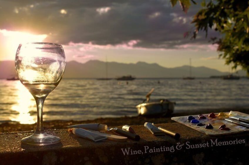 Wine Paint and Sunset Memories in Ohrid 1