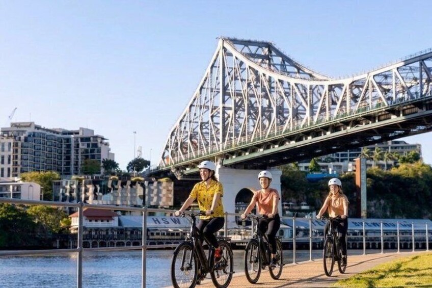 Brisbane Guided E-Bike Tour (Small Group, Bluetooth-Equipped) 5