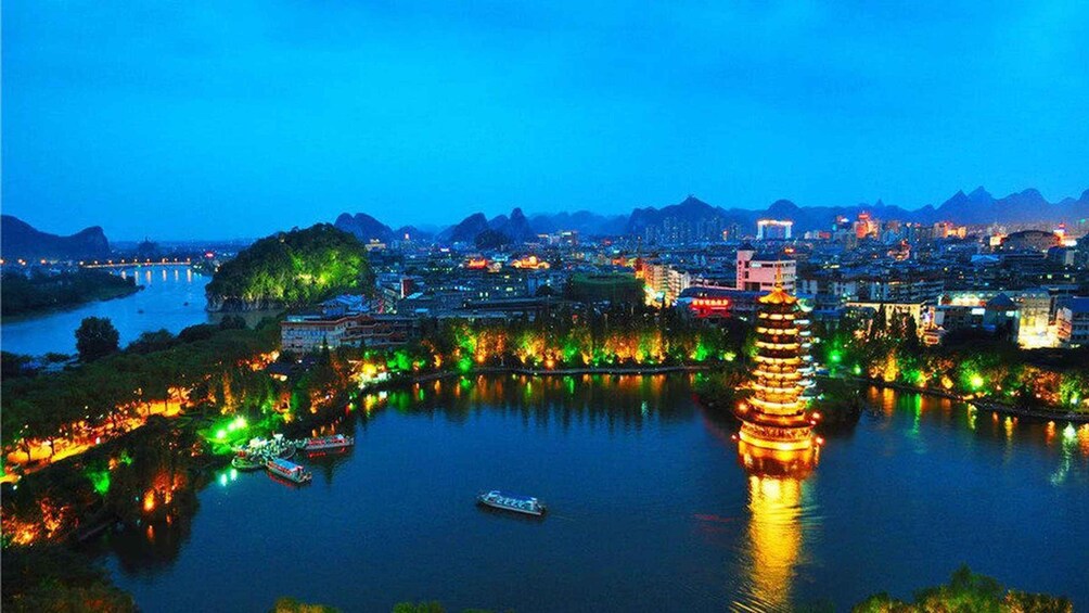 Picture 1 for Activity Guilin: Night Cruise on Two Rivers & Four Lakes with Lights 5