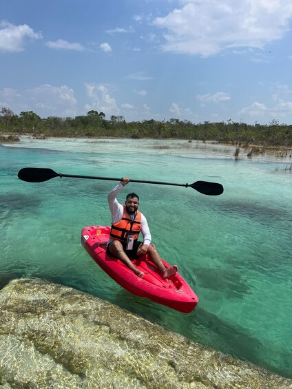 Picture 5 for Activity From Mexico City: Tour 4 days Laguna de 7 colors Bacalar with tour guide 4
